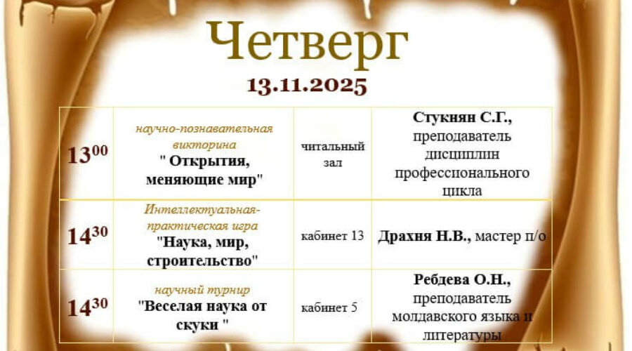 Четвертый день Декады молодежи и студентов